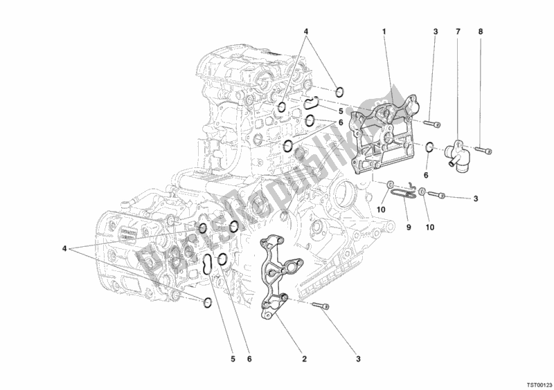 Wszystkie części do Nakrycia G? Owy Ducati Superbike 749 R 2006